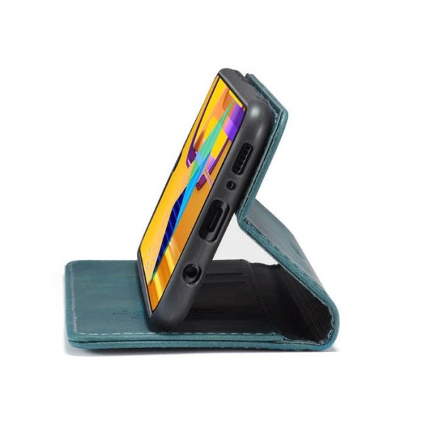 Чохол-книжка CaseMe Нубук для Samsung Galaxy A02s бірюзовий