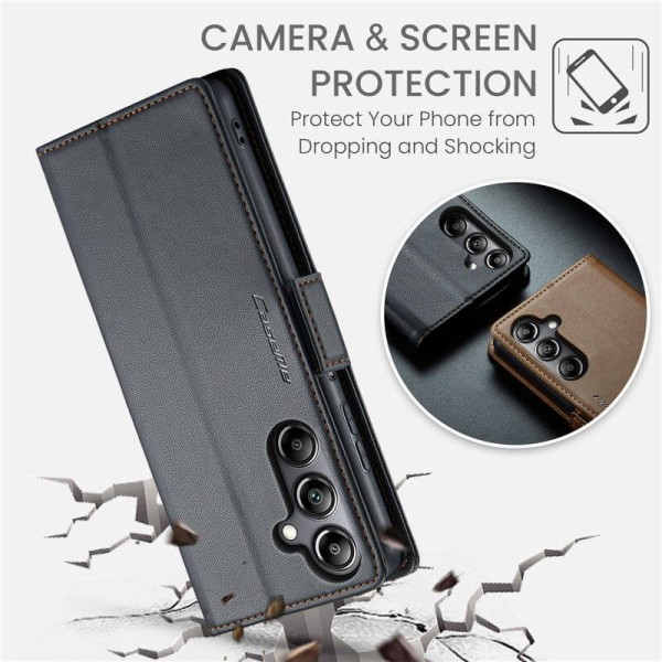 Чохол-книжка CaseMe Нубук для Samsung Galaxy A05s чорний