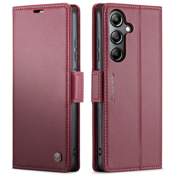 Чохол-книжка CaseMe Нубук для Samsung Galaxy A05s бордовий