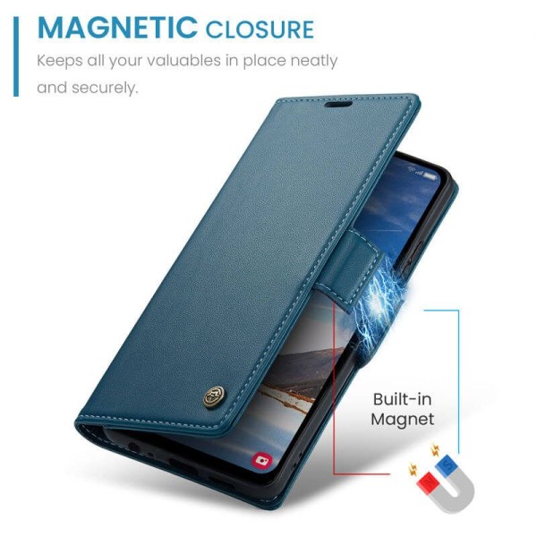 Чохол-книжка CaseMe Нубук для Samsung Galaxy A05s бірюзовий