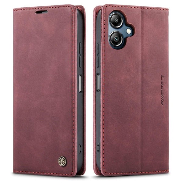 Чохол-книжка CaseMe Нубук для Samsung Galaxy A07 бордовий