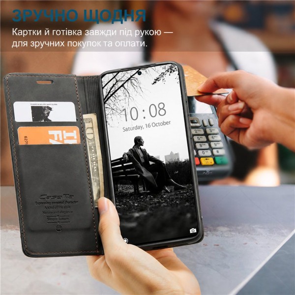 Чохол-книжка CaseMe Нубук для Samsung Galaxy A10 чорний