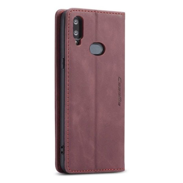 Чохол-книжка CaseMe Нубук для Samsung Galaxy A10S бордовий