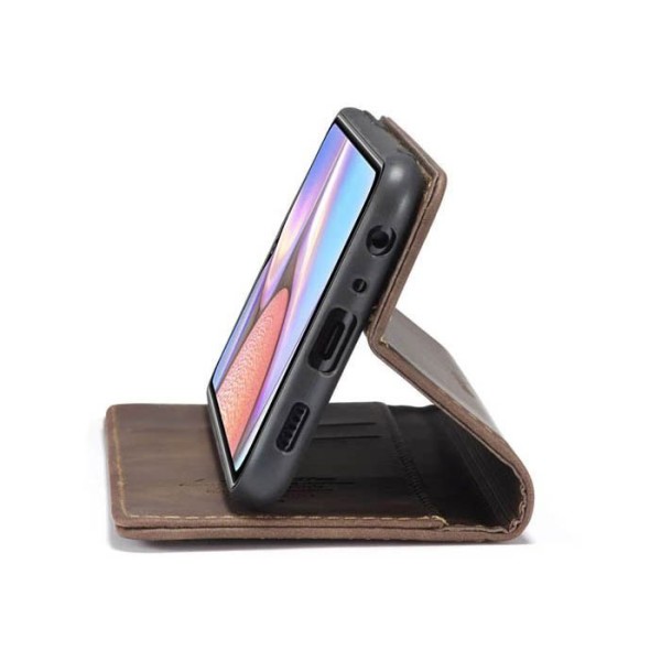 Чохол-книжка CaseMe Нубук для Samsung Galaxy A10S темно-коричневий