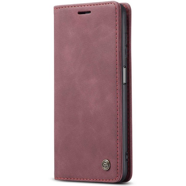 Чохол-книжка CaseMe Нубук для Samsung Galaxy A12 бордовий