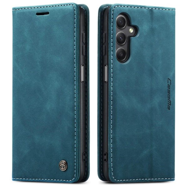Чохол-книжка CaseMe Нубук для Samsung Galaxy A14 бірюзовий
