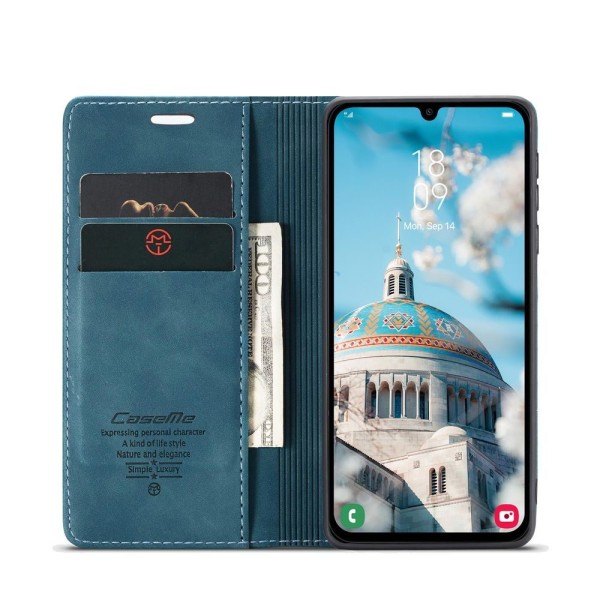 Чохол-книжка CaseMe Нубук для Samsung Galaxy A15 бірюзовий