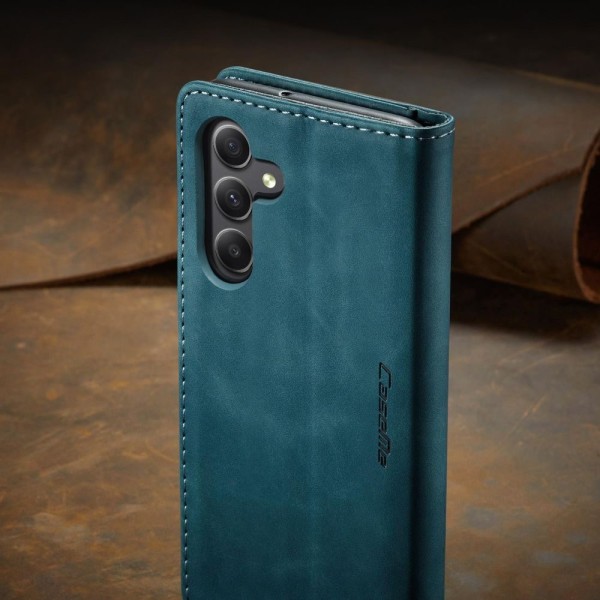 Чохол-книжка CaseMe Нубук для Samsung Galaxy A15 бірюзовий