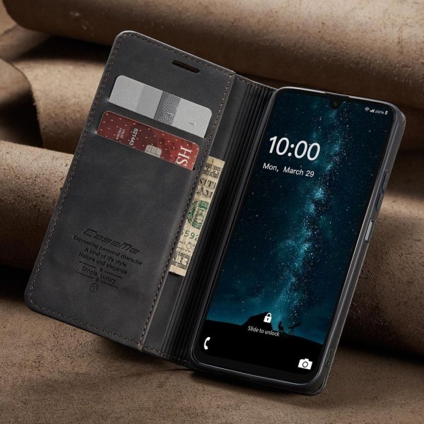 Чохол-книжка CaseMe Нубук для Samsung Galaxy A16 чорний