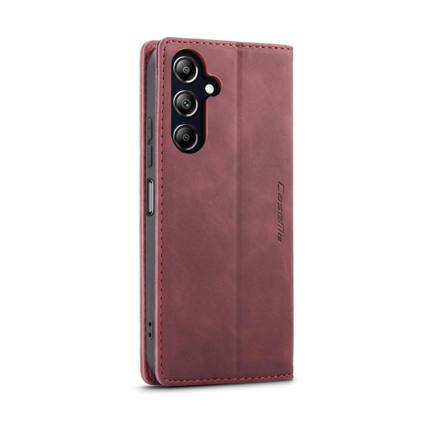 Чохол-книжка CaseMe Нубук для Samsung Galaxy A16 бордовий