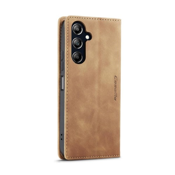 Чохол-книжка CaseMe Нубук для Samsung Galaxy A16 світло-коричневий