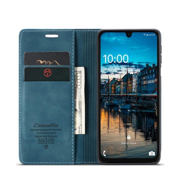 Чохол-книжка CaseMe Нубук для Samsung Galaxy A16 бірюзовий