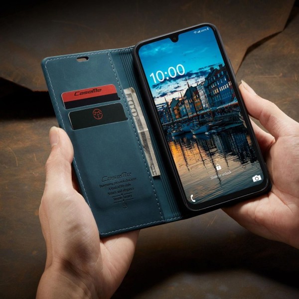 Чохол-книжка CaseMe Нубук для Samsung Galaxy A16 бірюзовий