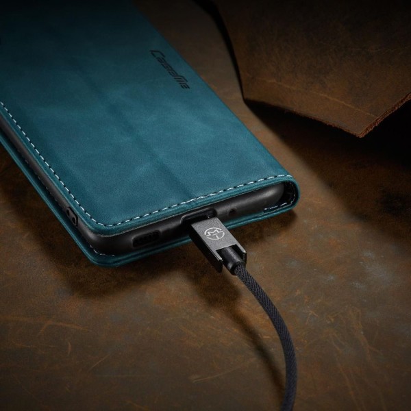 Чохол-книжка CaseMe Нубук для Samsung Galaxy A16 бірюзовий