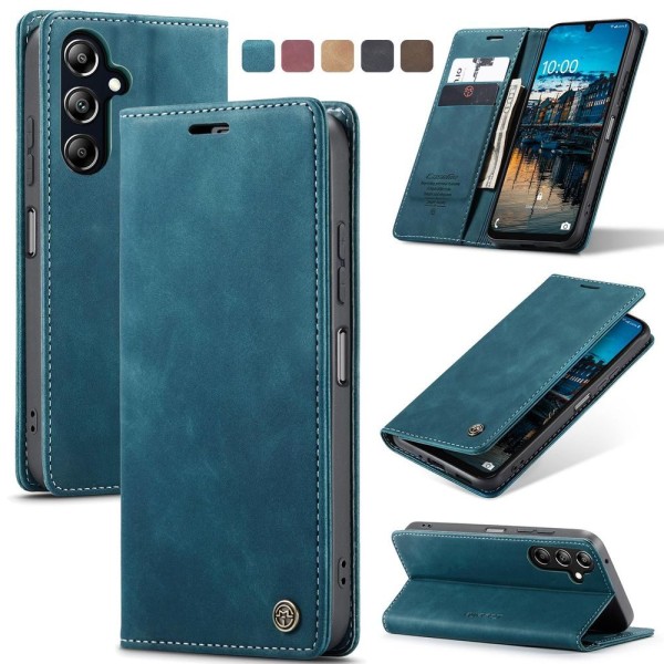 Чохол-книжка CaseMe Нубук для Samsung Galaxy A16 бірюзовий