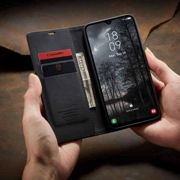 Чохол-книжка CaseMe Нубук для Samsung Galaxy A17 чорний