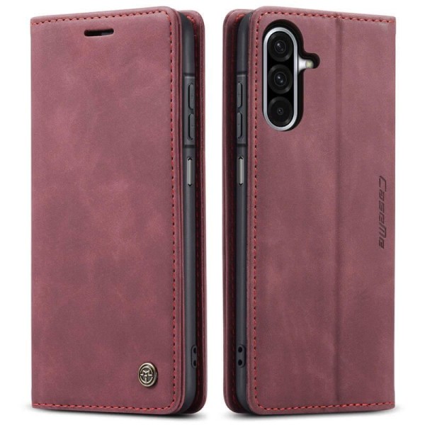Чохол-книжка CaseMe Нубук для Samsung Galaxy A17 бордовий