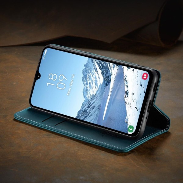Чохол-книжка CaseMe Нубук для Samsung Galaxy A17 бірюзовий