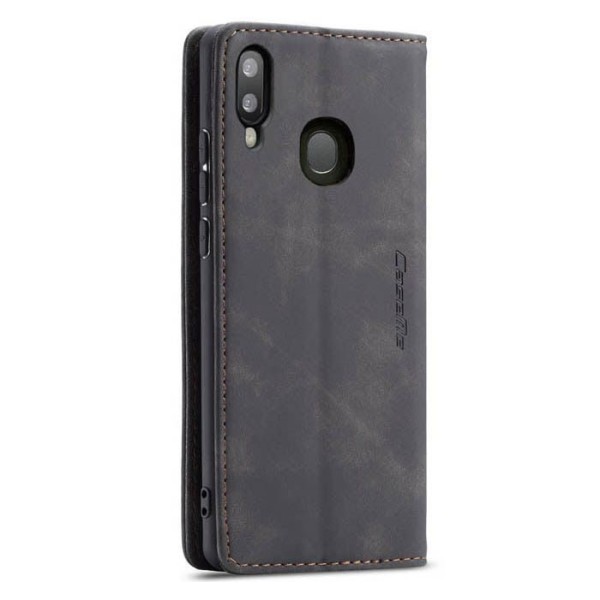 Чехол-книжка CaseMe Нубук для Samsung Galaxy A20/A30 чёрный