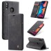 Чехол-книжка CaseMe Нубук для Samsung Galaxy A20/A30 чёрный