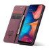 Чохол-книжка CaseMe Нубук для Samsung Galaxy A20/A30 бордовий