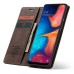 Чохол-книжка CaseMe Нубук для Samsung Galaxy A20/A30 темно-коричневий