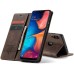 Чохол-книжка CaseMe Нубук для Samsung Galaxy A20/A30 темно-коричневий