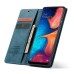 Чохол-книжка CaseMe Нубук для Samsung Galaxy A20/A30 бірюзовий