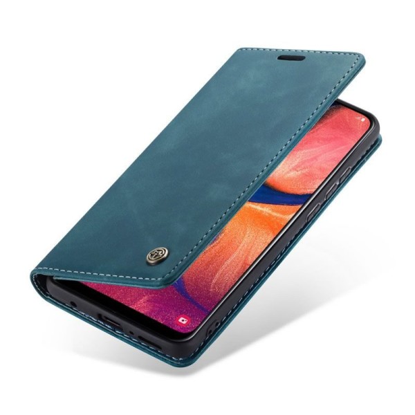 Чохол-книжка CaseMe Нубук для Samsung Galaxy A20/A30 бірюзовий