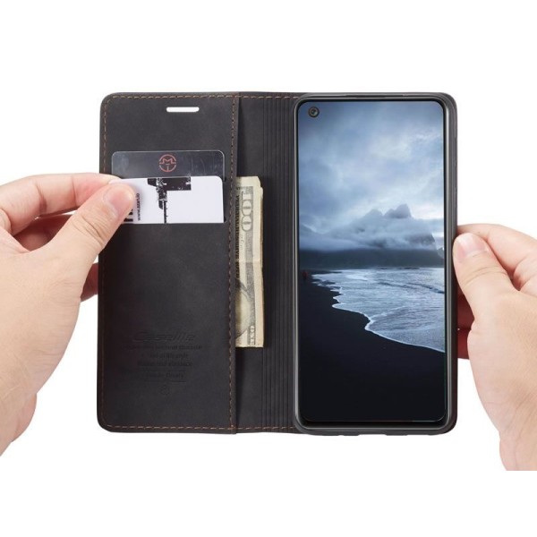 Чохол-книжка CaseMe Нубук для Samsung Galaxy A21s чорний