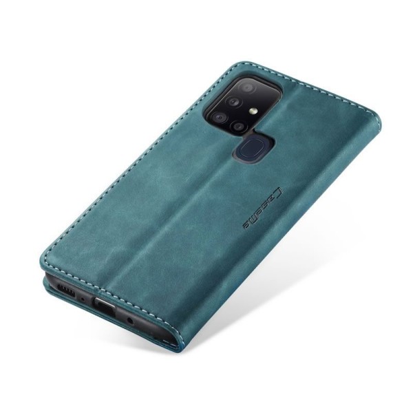 Чохол-книжка CaseMe Нубук для Samsung Galaxy A21s бірюзовий