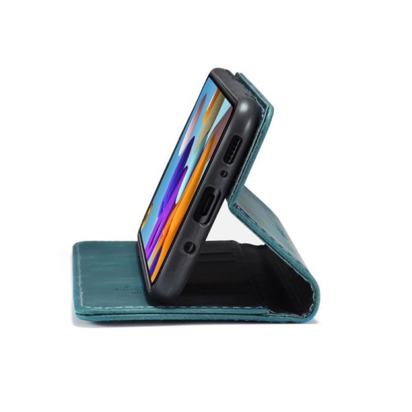 Чохол-книжка CaseMe Нубук для Samsung Galaxy A21s бірюзовий