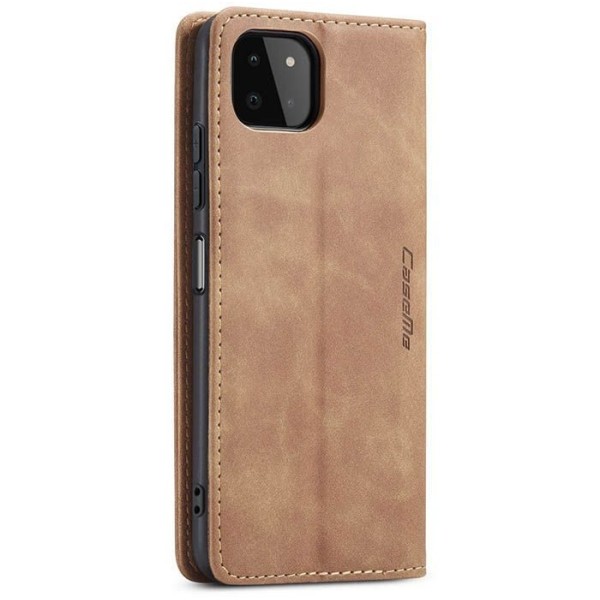 Чохол-книжка CaseMe Нубук для Samsung Galaxy A22 5G світло-коричневий