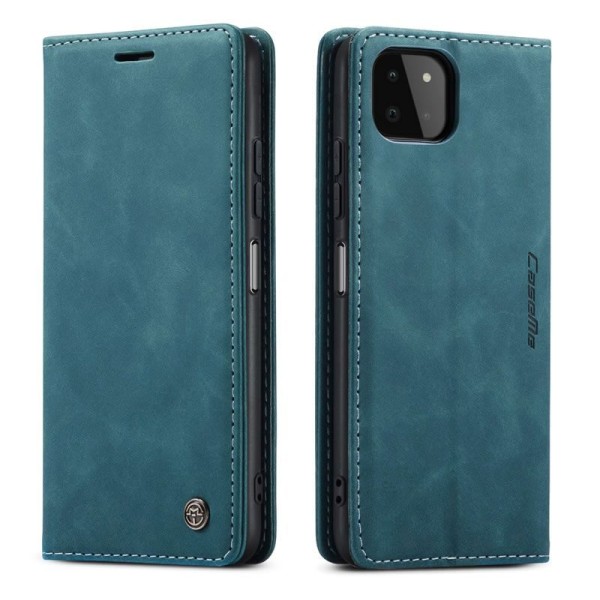 Чохол-книжка CaseMe Нубук для Samsung Galaxy A22 5G бірюзовий