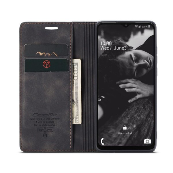 Чохол-книжка CaseMe Нубук для Samsung Galaxy A23 чорний