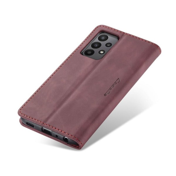 Чохол-книжка CaseMe Нубук для Samsung Galaxy A23 бордовий