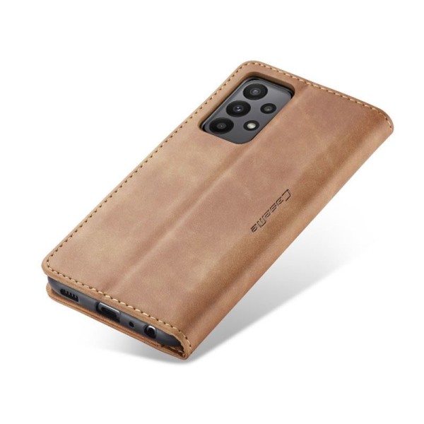 Чохол-книжка CaseMe Нубук для Samsung Galaxy A23 світло-коричневий