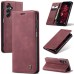Чохол-книжка CaseMe Нубук для Samsung Galaxy A25 бордовий