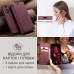 Чохол-книжка CaseMe Нубук для Samsung Galaxy A25 бордовий