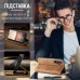 Чохол-книжка CaseMe Нубук для Samsung Galaxy A25 світло-коричневий