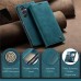 Чехол-книжка CaseMe Нубук для Samsung Galaxy A25 бирюзовый