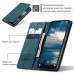 Чехол-книжка CaseMe Нубук для Samsung Galaxy A25 бирюзовый