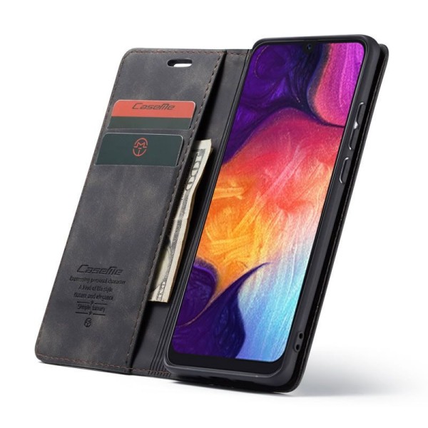 Чохол-книжка CaseMe Нубук для Samsung Galaxy A30s/A50/A50s чорний