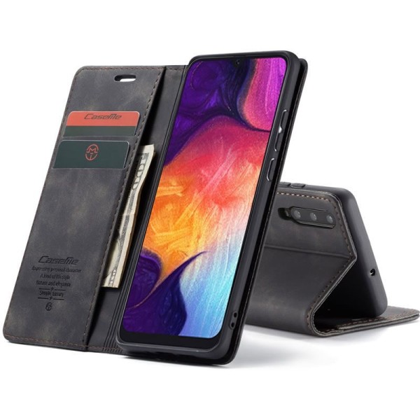Чохол-книжка CaseMe Нубук для Samsung Galaxy A30s/A50/A50s чорний