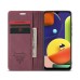 Чохол-книжка CaseMe Нубук для Samsung Galaxy A30s/A50/A50s бордовий