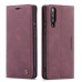 Чохол-книжка CaseMe Нубук для Samsung Galaxy A30s/A50/A50s бордовий