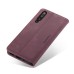 Чохол-книжка CaseMe Нубук для Samsung Galaxy A30s/A50/A50s бордовий