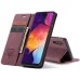 Чохол-книжка CaseMe Нубук для Samsung Galaxy A30s/A50/A50s бордовий