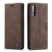 Чехол-книжка CaseMe Нубук для Samsung Galaxy A30s/A50/A50s тёмно-коричневый