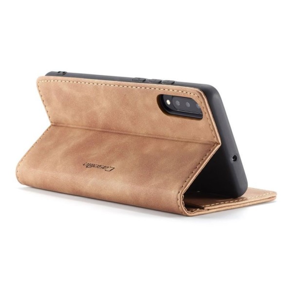 Чохол-книжка CaseMe Нубук для Samsung Galaxy A30s/A50/A50s світло-коричневий